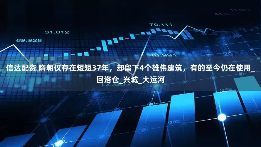 信达配资 隋朝仅存在短短37年，却留下4个雄伟建筑，有的至今仍在使用_回洛仓_兴城_大运河